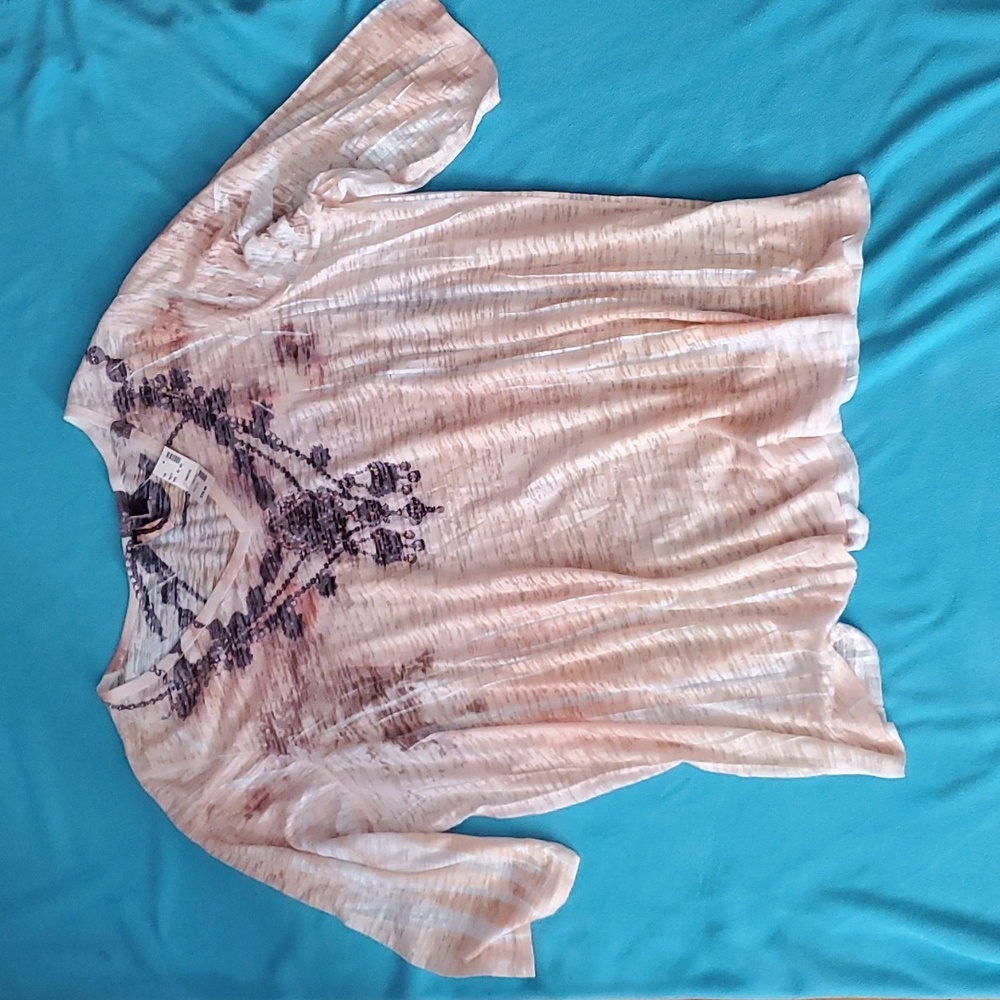 Tees 2 Please size 30/32, Orange-White-Brown.